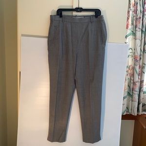 Eddie Bauer gray light wool trousers